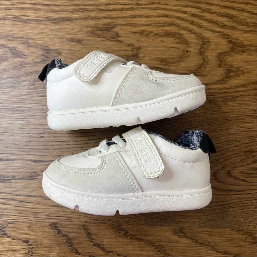 Carters Every Step Toddler Shoe Size 4.5M White